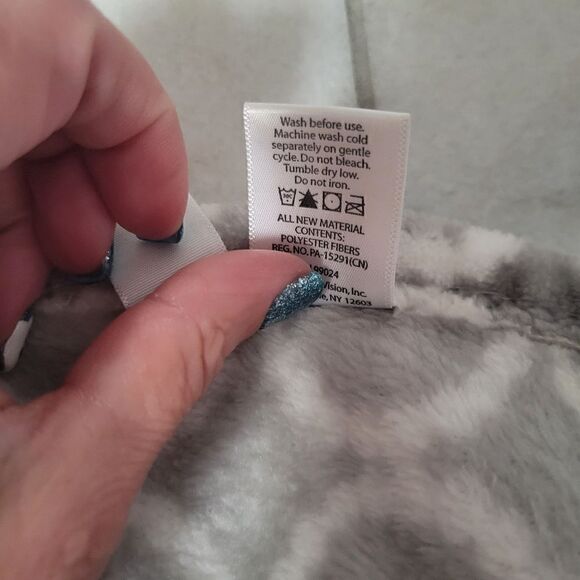 Hudson Baby | HB Gray & White Elephant Lovey - Picture 6 of 8